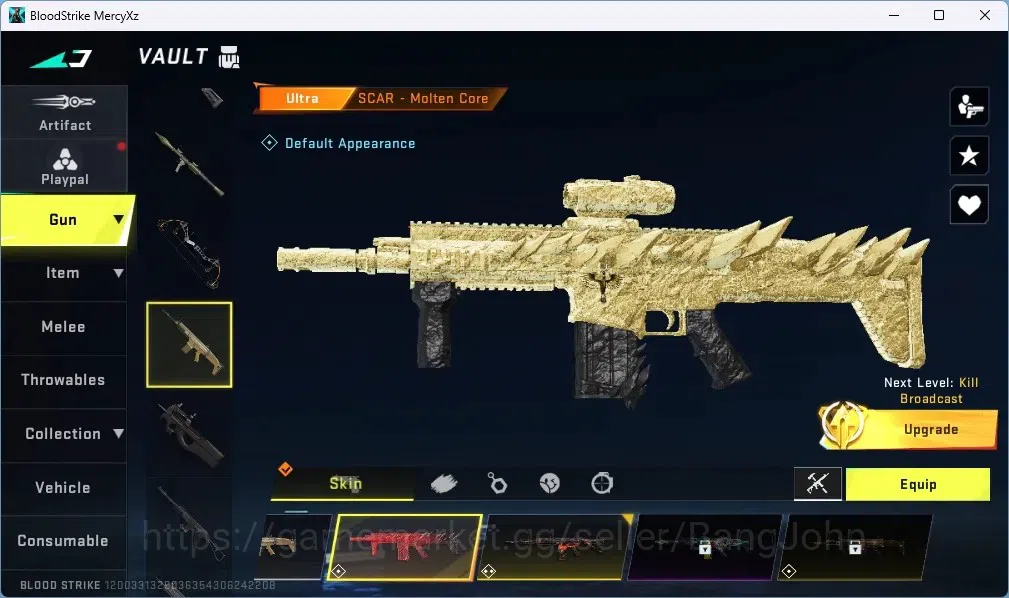 Blood Strike Accounts ASIA |1 Evo FAL|COLLAB GUNS: 1 TR,1 AOT|1 Ultra Gu image 3
