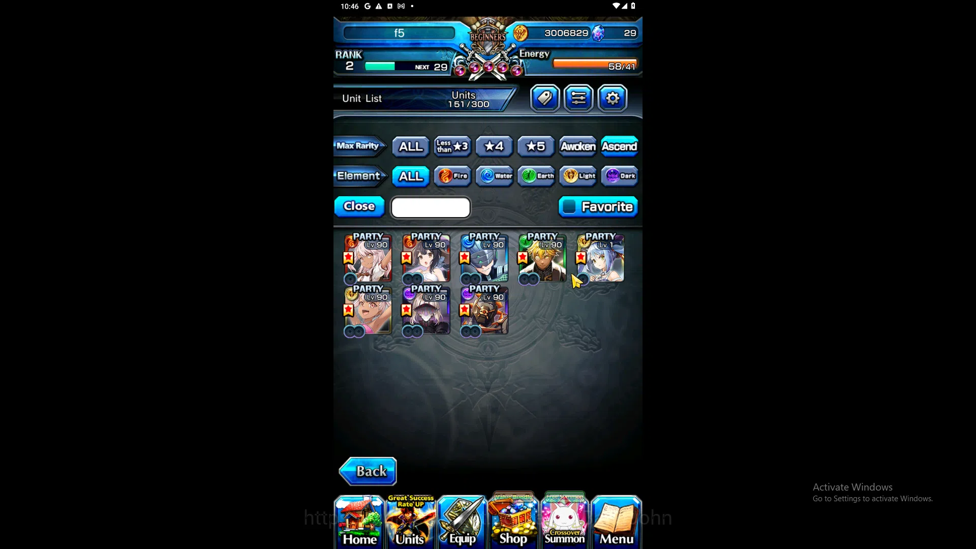 Grand Summoners Accounts Others GLOBAL | Ascend HoukaInumuta (TW), SummerMiyu, WarHeroFen, Ira Gamagoori, SummerChloe, GS005B 2