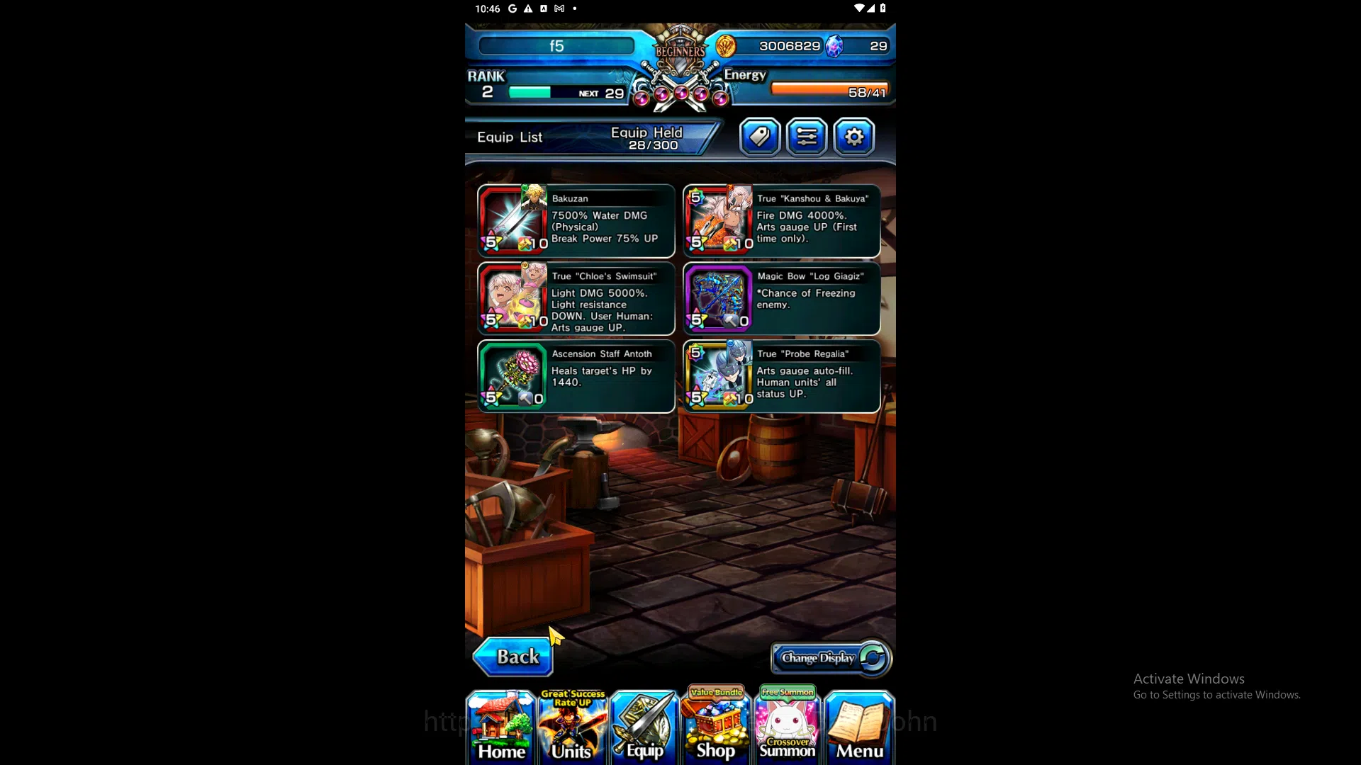 Grand Summoners Accounts Others GLOBAL | Ascend HoukaInumuta (TW), SummerMiyu, WarHeroFen, Ira Gamagoori, SummerChloe, GS005B 5