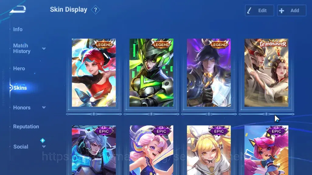 Honor of Kings Accounts Hero 113 Skin 174|3 Legend(Angela,Lady Sun,Li Xin) image 3