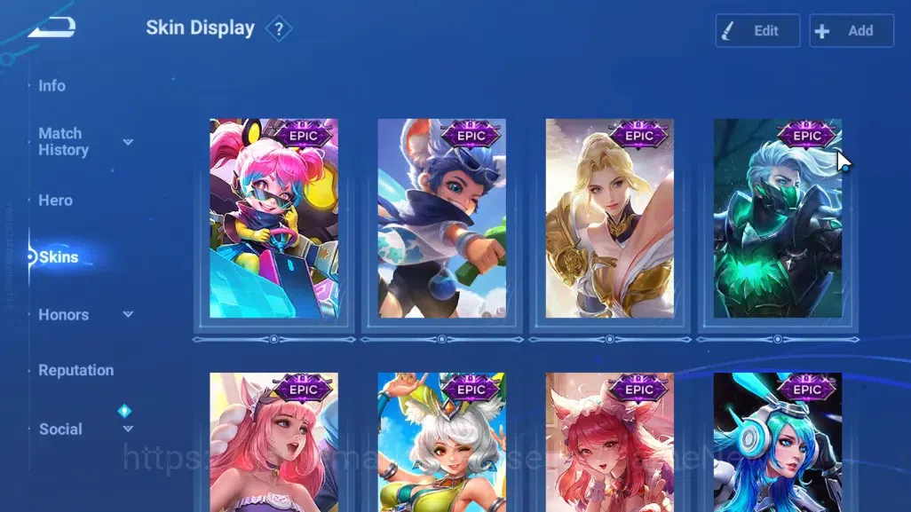 Honor of Kings Accounts Hero 113 Skin 174|3 Legend(Angela,Lady Sun,Li Xin) image 4
