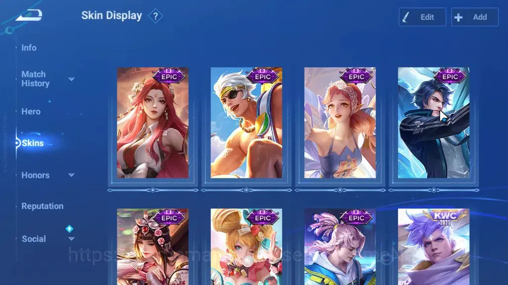 Honor of Kings Accounts Hero 113 Skin 174|3 Legend(Angela,Lady Sun,Li Xin) image 5