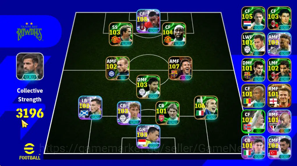 Mobile|Big Time David Beckham,Lionel Messi(Blitz Curler),Neymar Jr.(Blitz Curler),Etc|TakeEmail(EF1348) eFootball Mid-Tier Mobile|Big Time David Beckham,Lionel Messi(Blitz C image 1