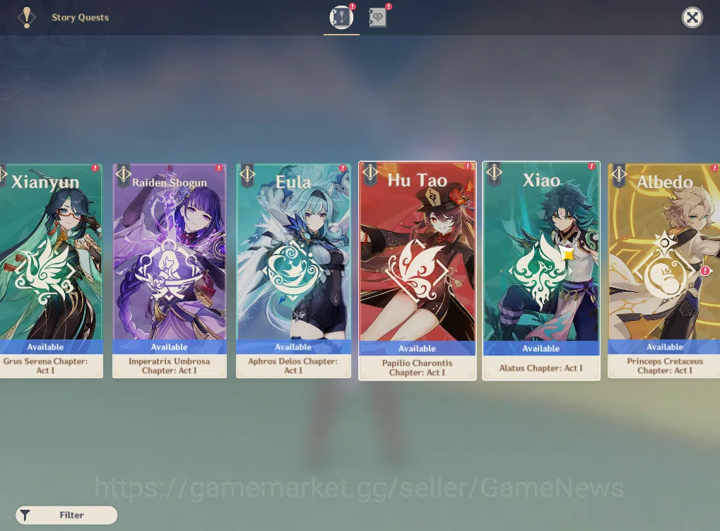 Genshin Impact Accounts ASIA|AR 47|2 Limited+1(*5WEP)|Skirk,Escoffier,Keqi image 4