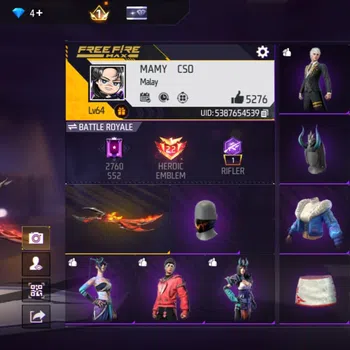 Free Fire Accounts AKUN FF MURAH - SKIN TINJU - VAULT BANYAK - SET CEWE CENTIL - SET GAGAH - DANA PELAJAR