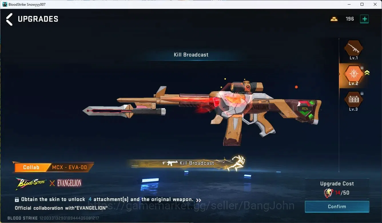 Blood Strike Accounts ASIA |COLLAB=GALIL,KAR98K,MCX,M700,AK47,ULTRA=GLOC image 11