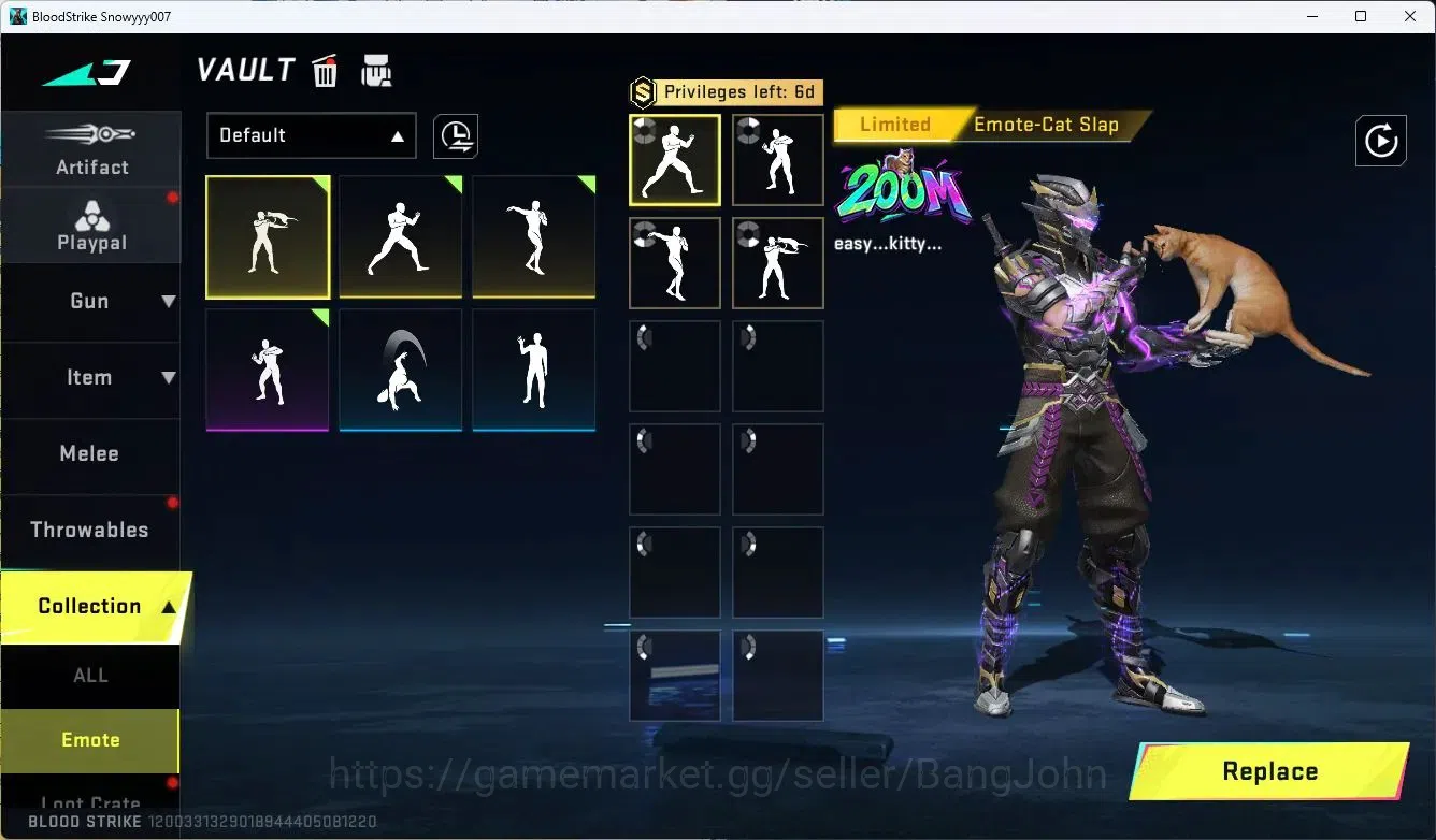 Blood Strike Accounts ASIA |COLLAB=GALIL,KAR98K,MCX,M700,AK47,ULTRA=GLOC image 19