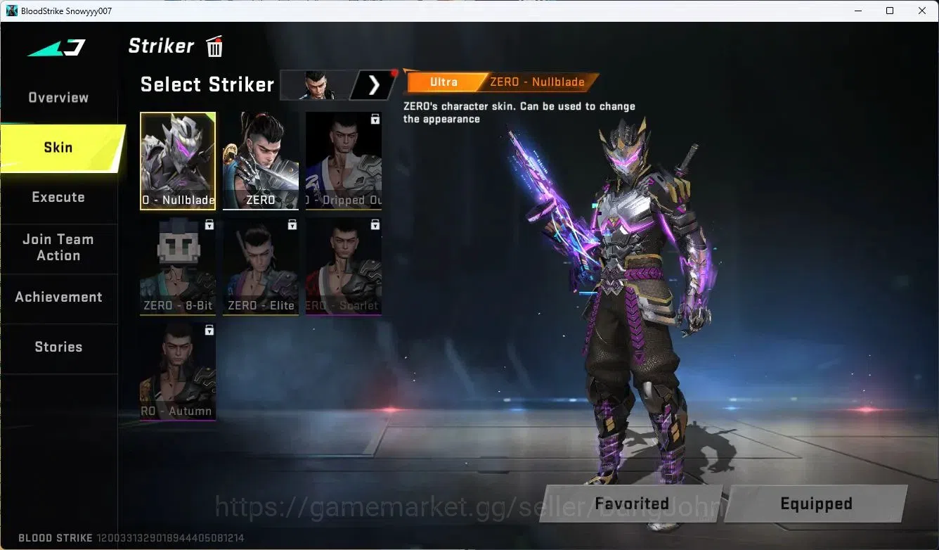 Blood Strike Accounts ASIA |COLLAB=GALIL,KAR98K,MCX,M700,AK47,ULTRA=GLOC image 3