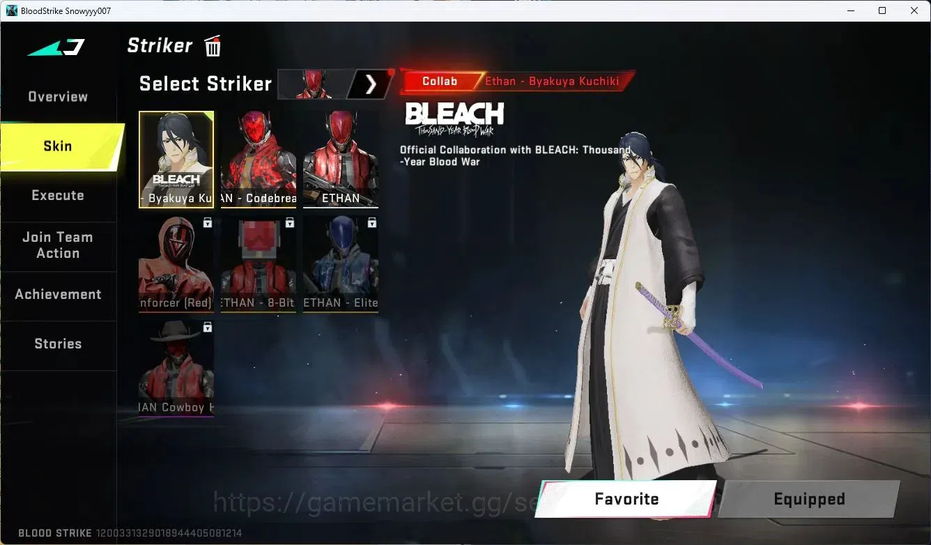 Blood Strike Accounts ASIA |COLLAB=GALIL,KAR98K,MCX,M700,AK47,ULTRA=GLOC image 4