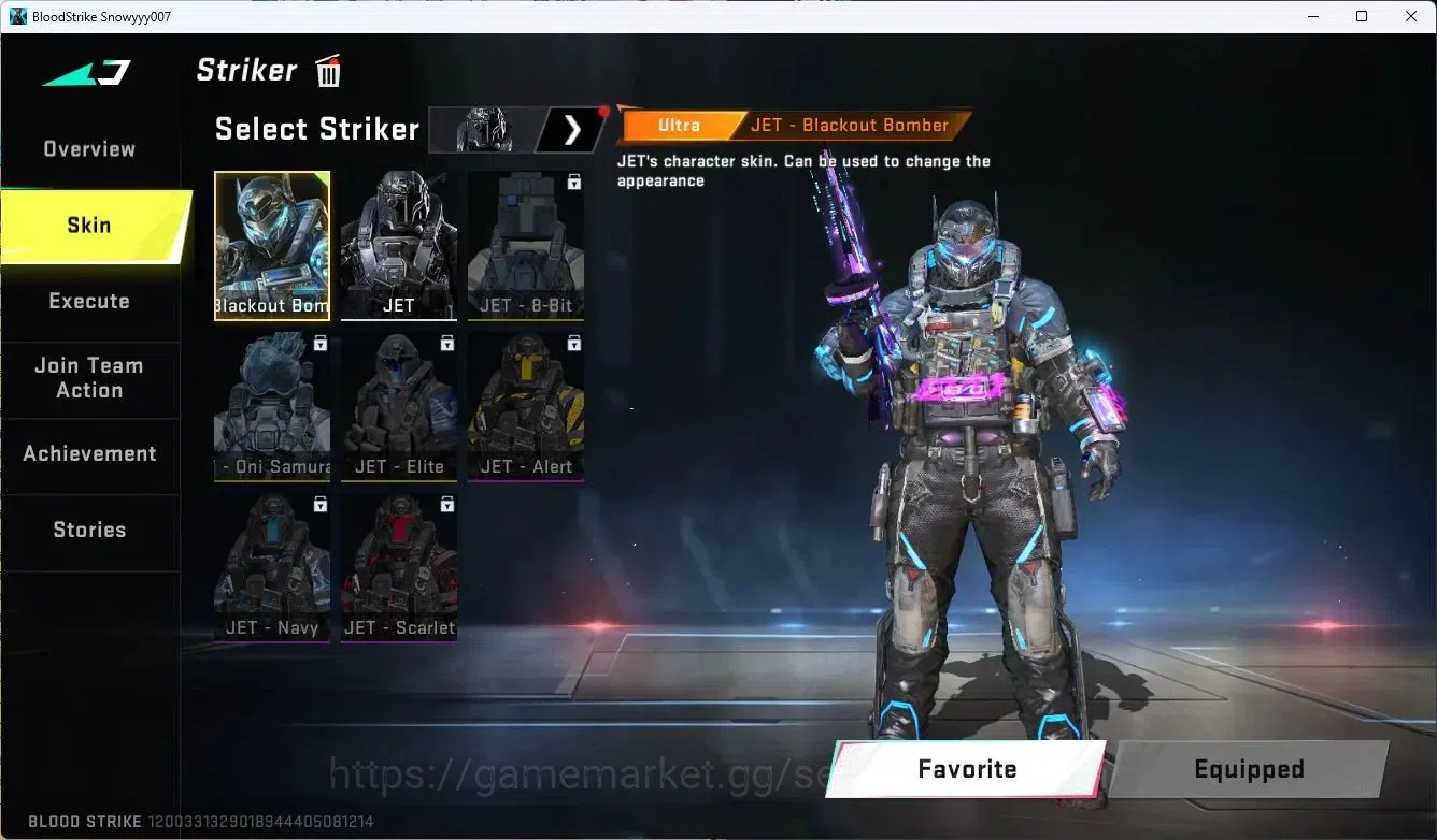 Blood Strike Accounts ASIA |COLLAB=GALIL,KAR98K,MCX,M700,AK47,ULTRA=GLOC image 5