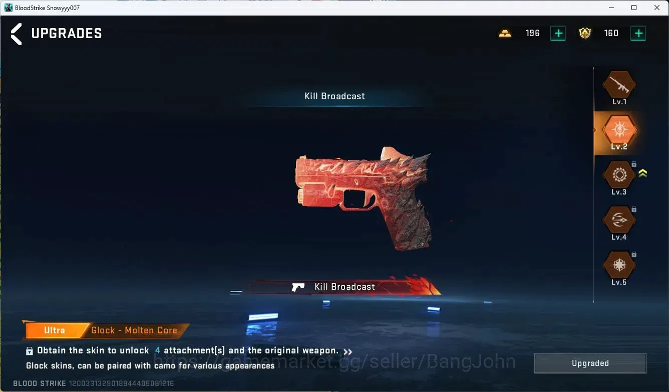 Blood Strike Accounts ASIA |COLLAB=GALIL,KAR98K,MCX,M700,AK47,ULTRA=GLOC image 8