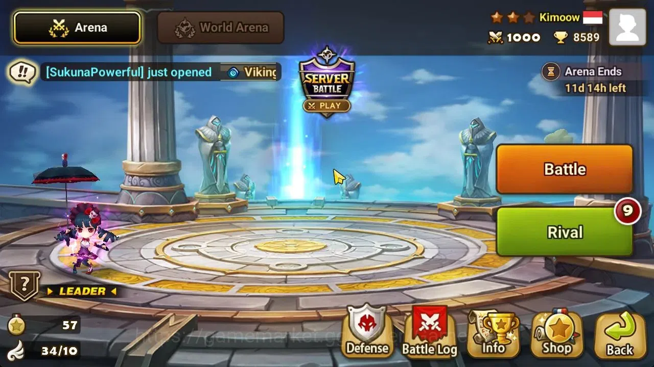 Summoners War: Sky Arena Accounts End-Game GLOBAL Lv 59|1 LD[Nicki]+9 Total NB5[Amber,Bloodya,Kai,Rakan,Brandia,Etc]+50 3
