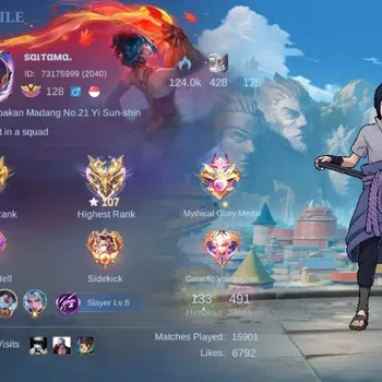 Mobile Legends: Bang Bang Accounts Others Global|Skin 491|Mega|Legend Farnco+Freya,Aspirant Layla+Guinevere+Chang'e,KOF