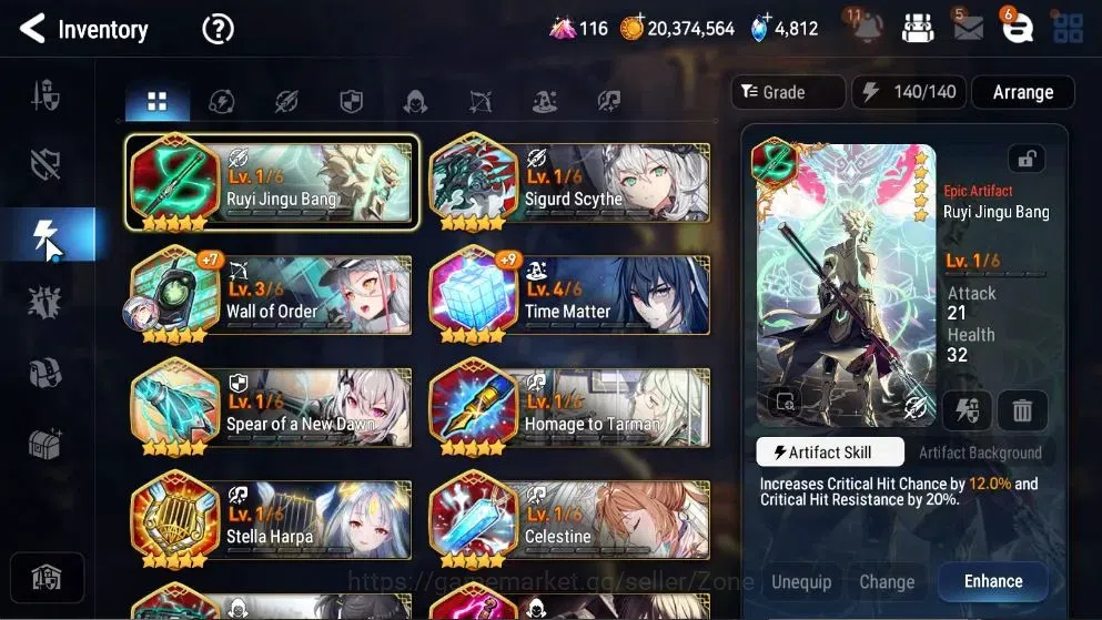 Epic Seven Accounts Global|7ML (RnL,DP Aria , Hellion Lua, harsetti, A image 11