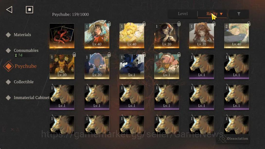 Reverse: 1999 Accounts GLOBAL|Lv57|11*6Crew(3Limit)|(Paper Heron+Psy,Lian image 9