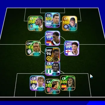 eFootball Accounts Legends & Iconic Players Android|Power 3093|Epic Didier Drogba,Adriano,Guti,Carles