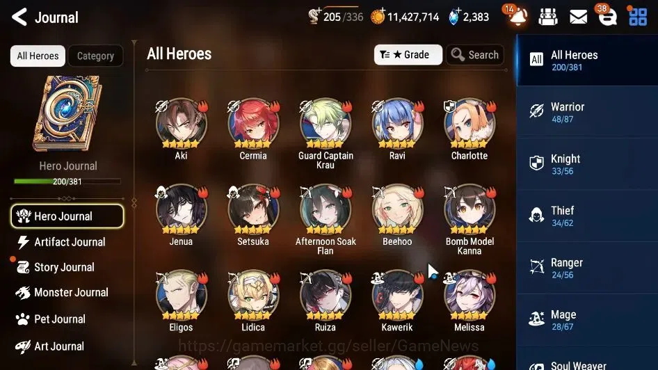 Epic Seven Accounts GLOBAL END GAME|26 ML(NOTOS,School Nurse Yulha,Rue image 8
