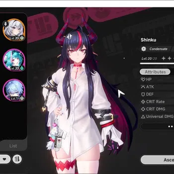 Neverness to Everness Accounts GLOBAL SEA|HL 8|TL 1|4 S-Class 2 Limit(Shinku+Sign,Nanaly,Hathor,Fadia)+6
