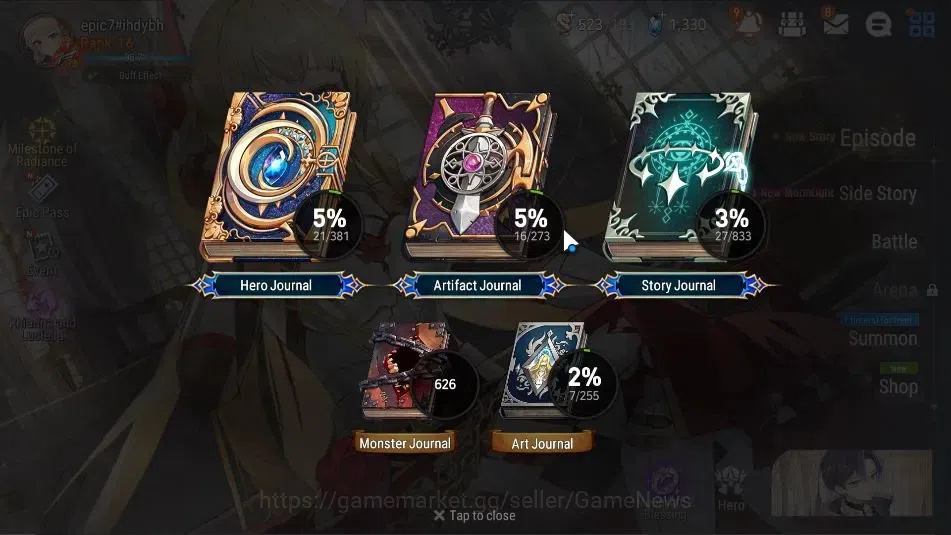 Epic Seven Accounts GLOBAL Unverif|New Era|2 ML(Rhiana & Luciel,ZIO)+L image 3