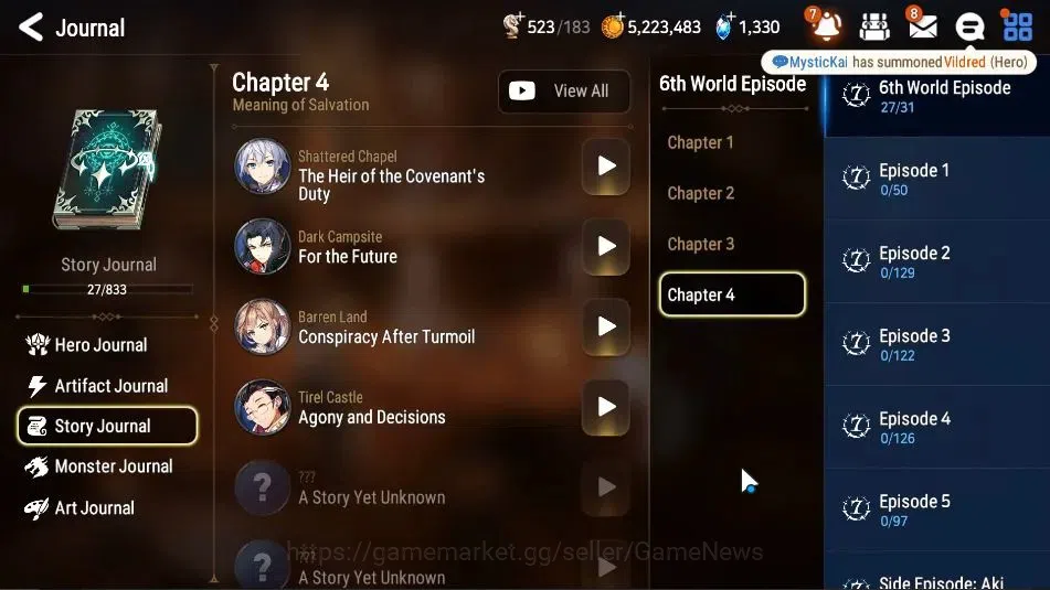 Epic Seven Accounts GLOBAL Unverif|New Era|2 ML(Rhiana & Luciel,ZIO)+L image 9