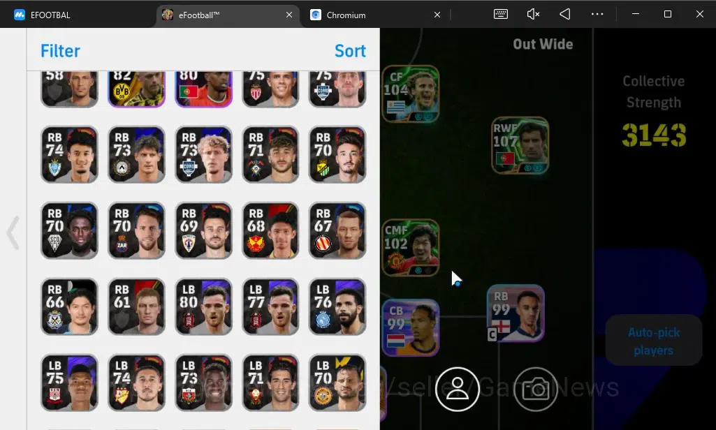 eFootball Accounts Android|Epic Luis Figo,Marco Van Basten,Diego Forl image 6