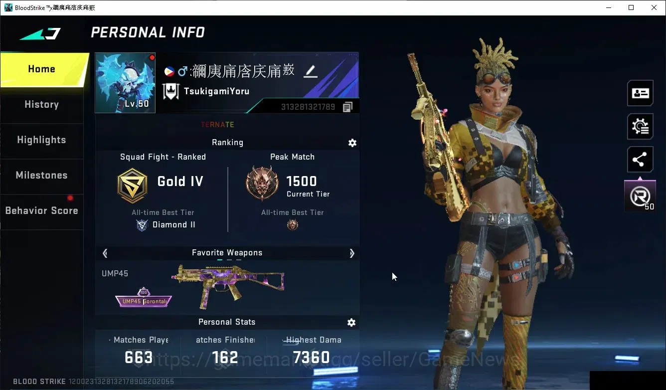 Blood Strike Accounts ASIA|ETERNAL DeAgle+Collab TOKRAV MCX,FN2000,Takem image 2