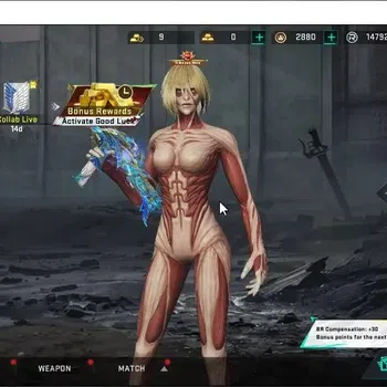 Blood Strike Accounts Collab Skin ASIA|Collab AOT Katya Female Titan,M4A1 Battle of Faith,OPM SKS Mumen|Ultra Melee Iron