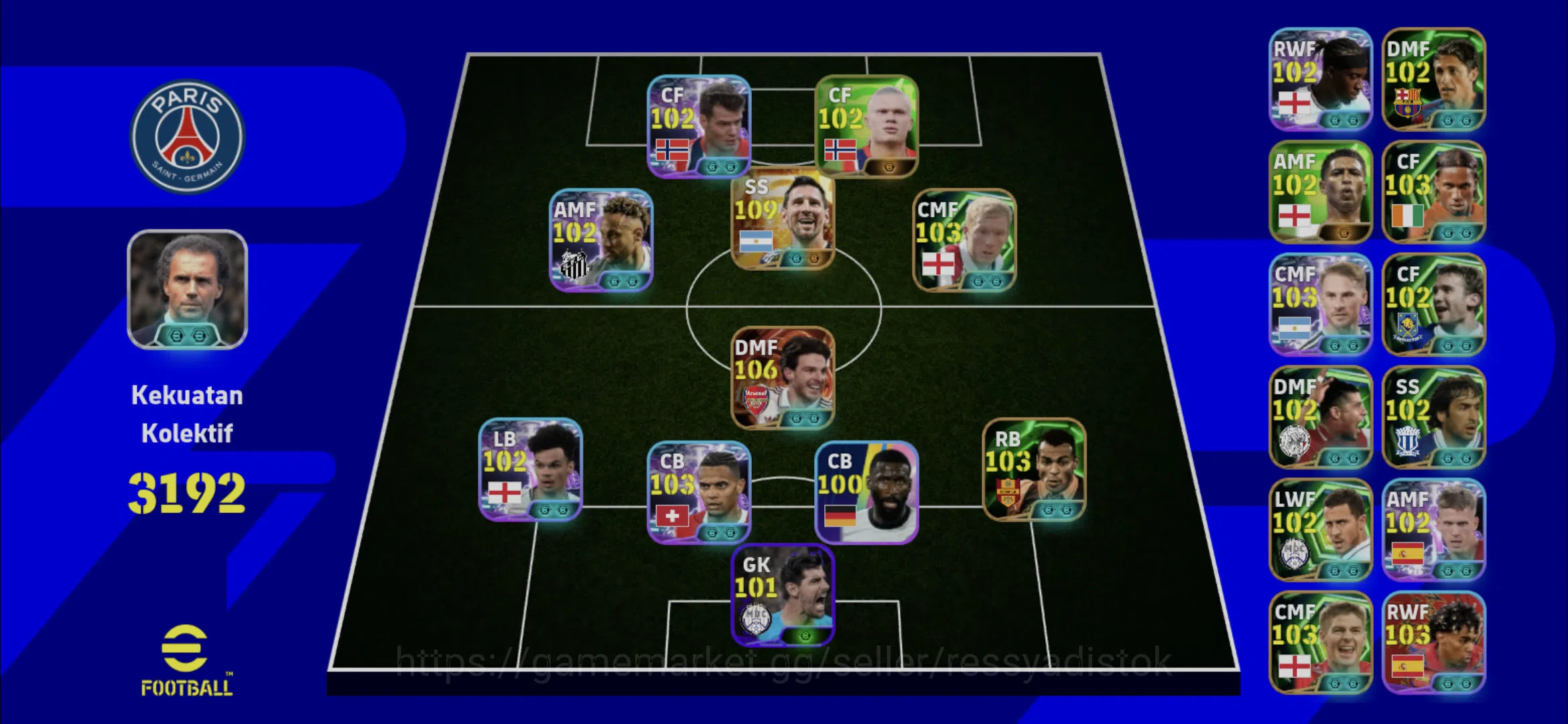 eFootball Accounts Legends & Iconic Players EFOOTBALL 2026 | BIGTIME MESSI NEW CARD,BIGTIME D RICE,S GERARD,NEYMAR 1