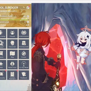 Genshin Impact Accounts Others Asia | AR 42| 3 Limit + 2 Charstd | Limit(Raiden Shogun,Xiao,Tartaglia) | STD(Dilluc,Qiqi
