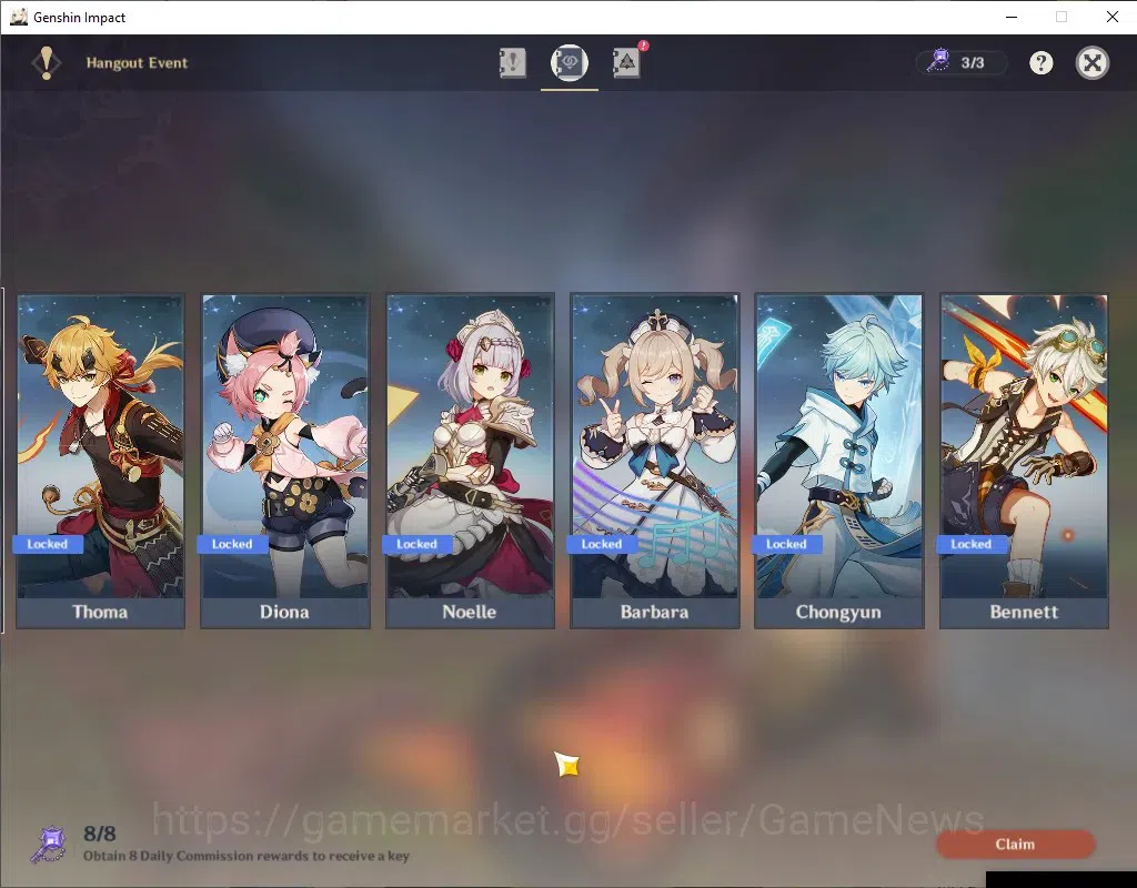 Genshin Impact Accounts ASIA|AR 45|1 Limited + 3(*5 Standard) 1 (*5Weapon) image 20