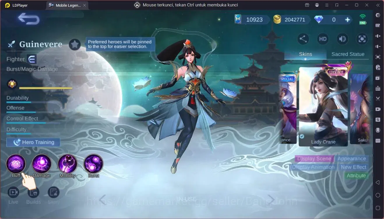 Mobile Legends: Bang Bang Accounts Global |Hero 132|Skin 461|Exalted|KOF GS,Dyrroth|P image 2
