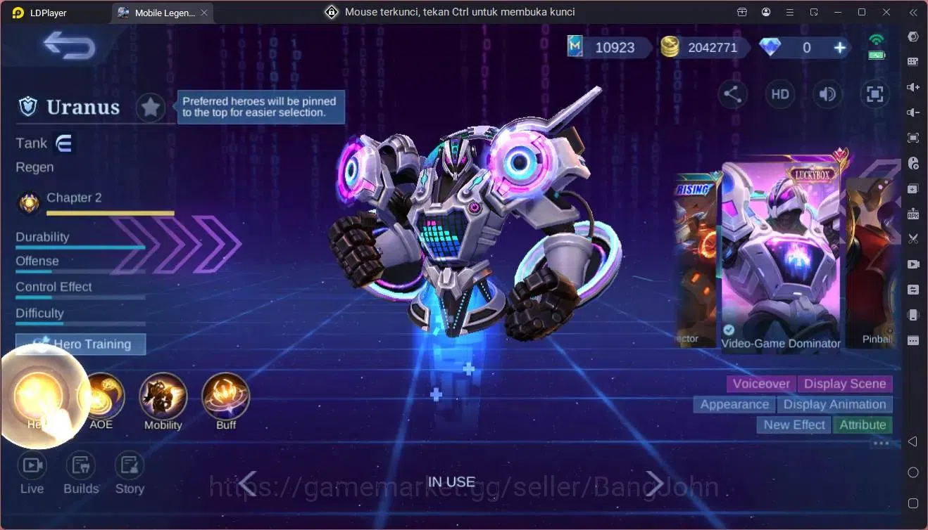 Mobile Legends: Bang Bang Accounts Global |Hero 132|Skin 461|Exalted|KOF GS,Dyrroth|P image 5