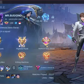 Mobile Legends: Bang Bang Collector Global |Hero 132|Skin 461|Exalted|KOF GS,Dyrroth|P image 1
