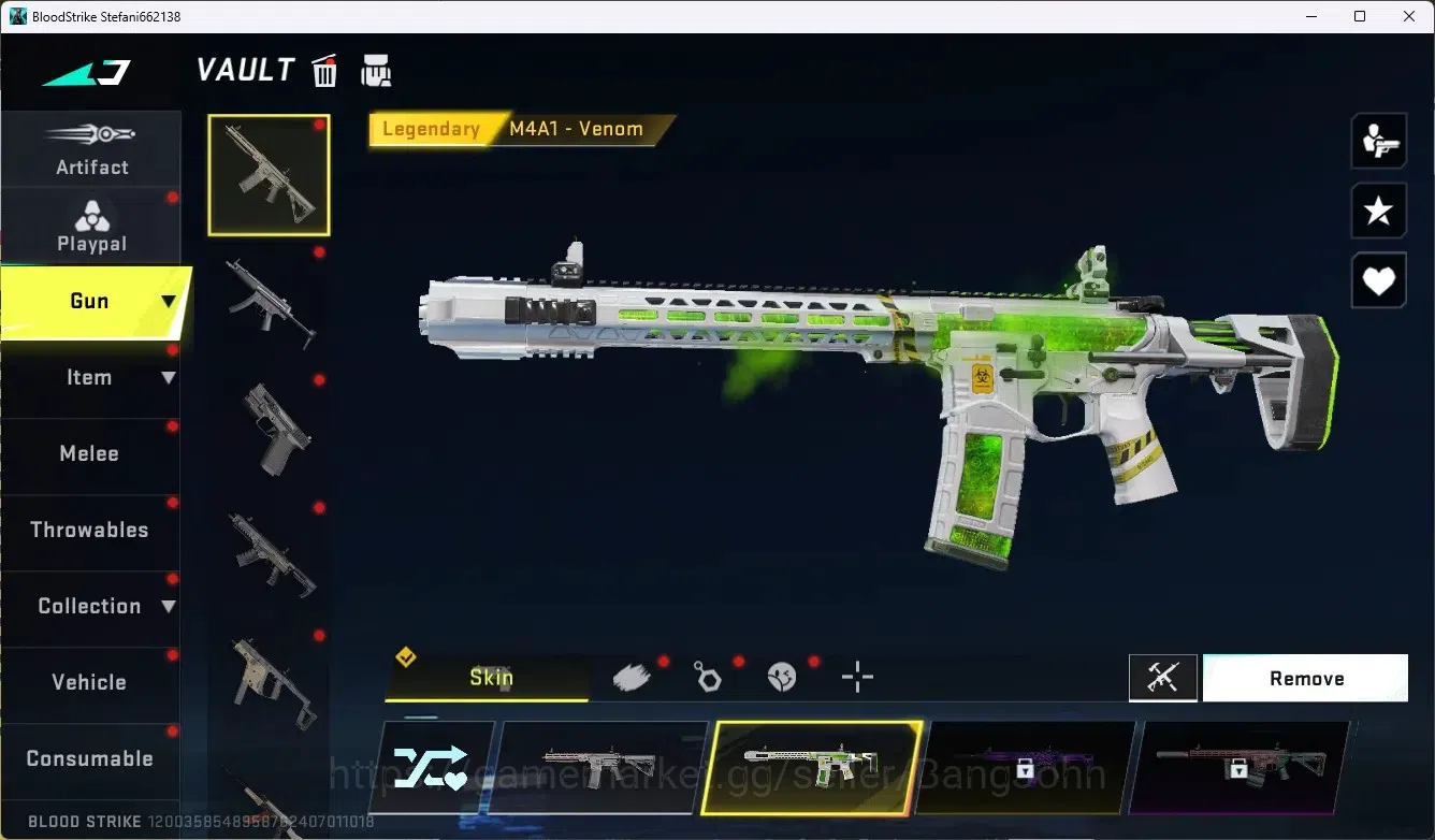 Blood Strike Accounts ASIA | 1 ETERNAL: AUG-Empyrean|5 Legendary Gun|1 N image 2