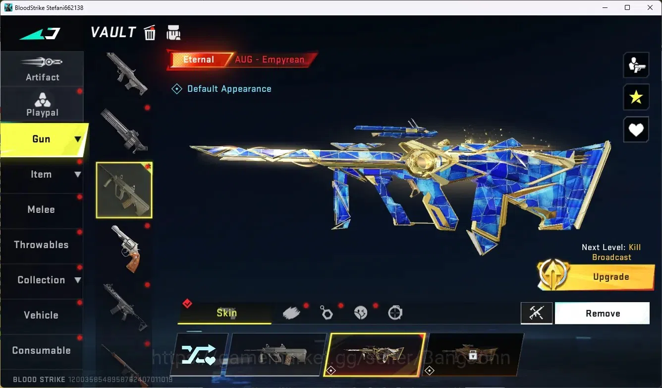 Blood Strike Accounts ASIA | 1 ETERNAL: AUG-Empyrean|5 Legendary Gun|1 N image 5