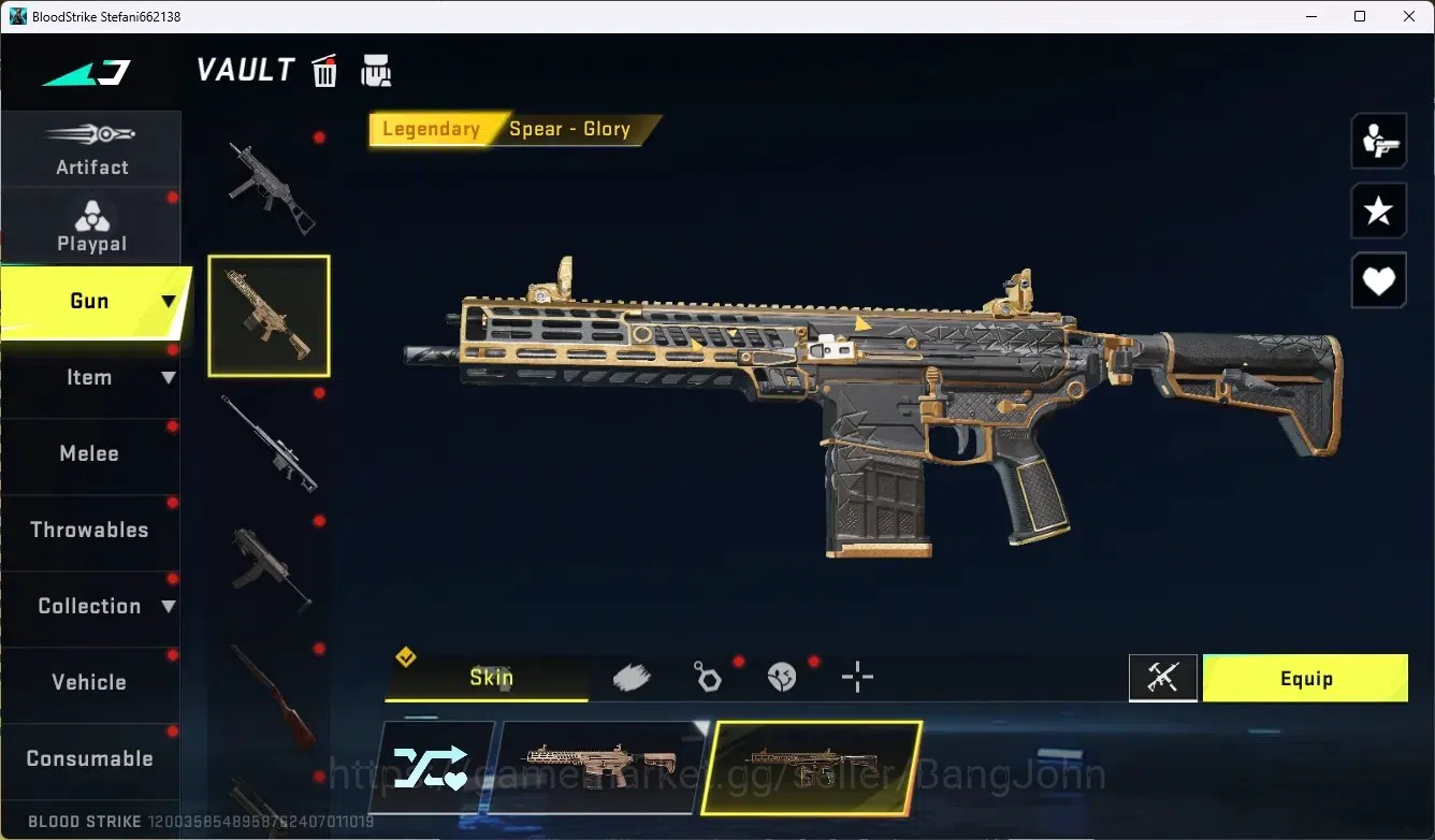 Blood Strike Accounts ASIA | 1 ETERNAL: AUG-Empyrean|5 Legendary Gun|1 N image 6