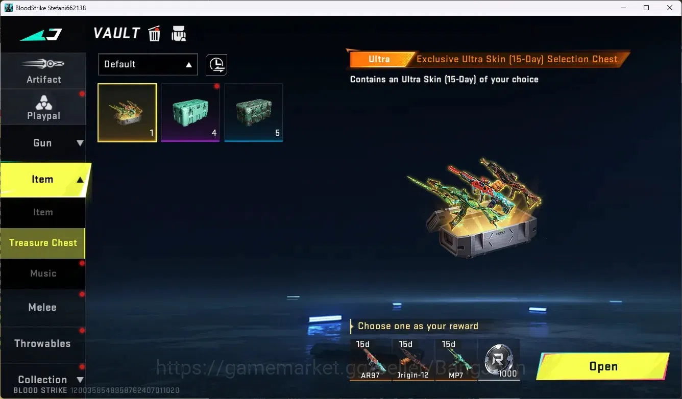 Blood Strike Accounts ASIA | 1 ETERNAL: AUG-Empyrean|5 Legendary Gun|1 N image 9