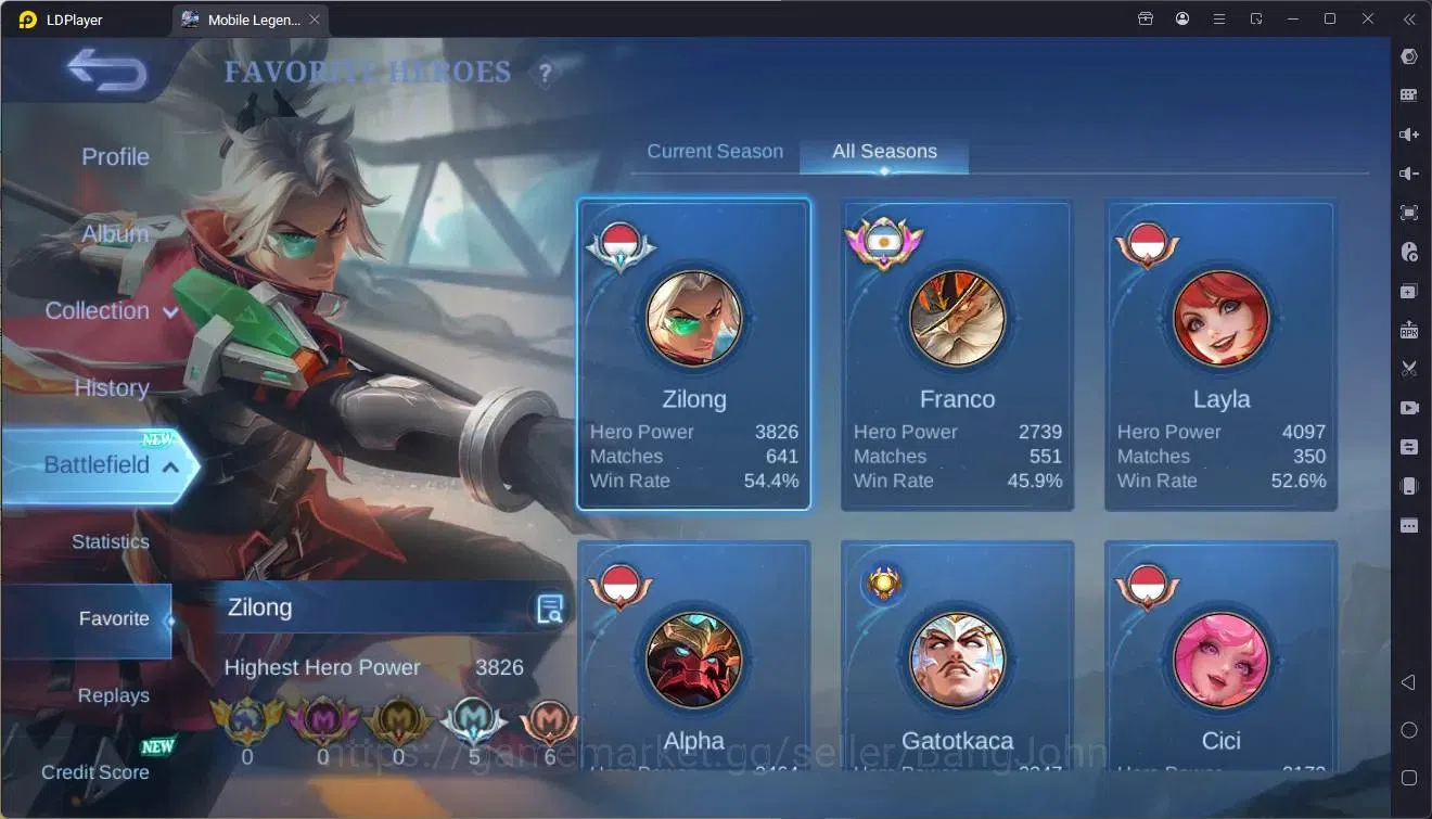 Mobile Legends: Bang Bang Accounts Global|Hero 115|Skin 229|Renowned|Sanrio Floryn|Ly image 4