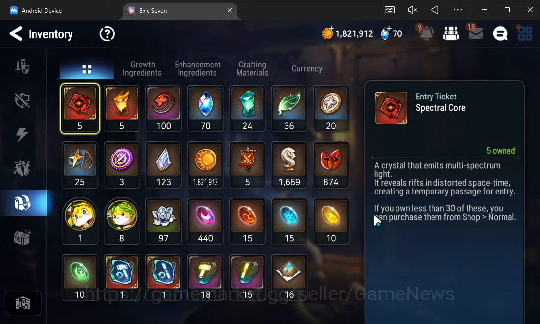 Epic Seven Accounts Starter GLOBAL UnVerif|Starter|2 ML (Lone Wolf Peira,Arbiter Vildred)+Setsuka,Yulha,Kise,Landy|Poh 16
