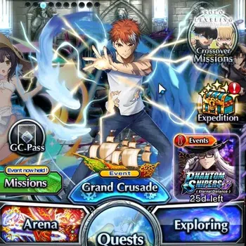 Grand Summoners Accounts End-Game GLOBAL|Rank 104|18 Ascend 10 TW|(S Emiya,S Miyu,DL