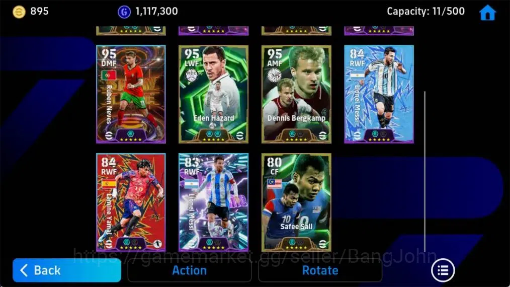 eFootball Accounts Mobile|PW 3003|Epic Iniesta,Serginho,Hazzard,Bergk image 4