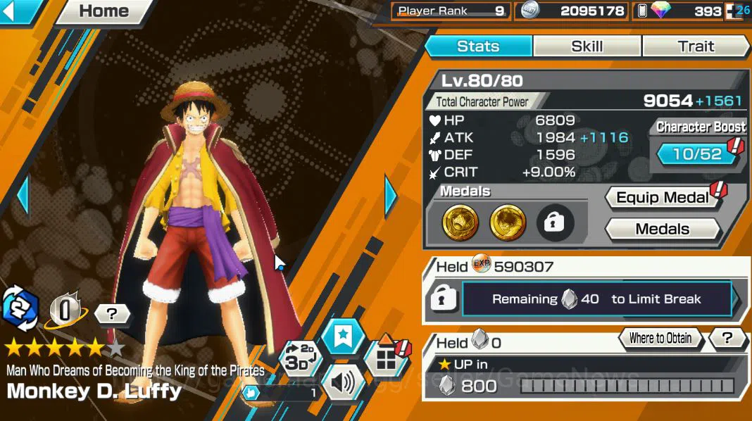 One Piece Bounty Rush Accounts Global|4 EX|WI Trafagar Law,MWDBKP Monkey D Luffy, image 6