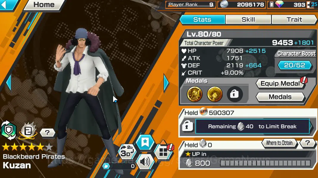 One Piece Bounty Rush Accounts Global|4 EX|WI Trafagar Law,MWDBKP Monkey D Luffy, image 8