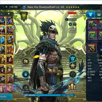 Raid: Shadow Legends Accounts Mid-Game Lv 43 1.2M Power|1 Mythic [Nais]+19