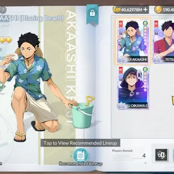 HAIKYU!! FLY HIGH Accounts SEA|Lv 60|30K DM,65 Supreme Ticket|4 SP (Keiji R2,Tetsuro R2,Akira,Oikawa)+Memo| 6 UR (Sakusa