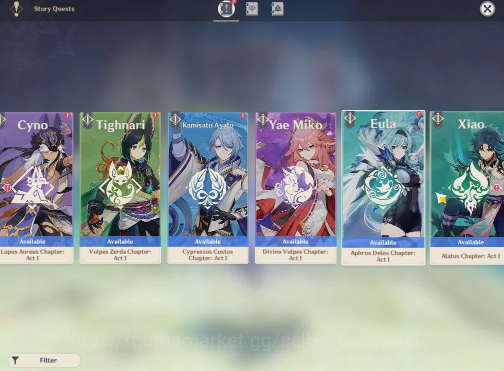 Genshin Impact Accounts ASIA|AR59|PremTeam Skirk,Escoffier,Furina+Sign,Yel image 15