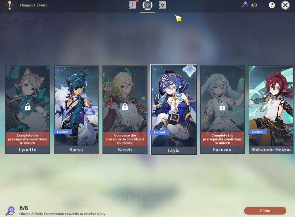 Genshin Impact Accounts ASIA|AR59|PremTeam Skirk,Escoffier,Furina+Sign,Yel image 17