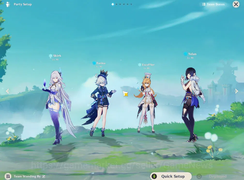 Genshin Impact Accounts ASIA|AR59|PremTeam Skirk,Escoffier,Furina+Sign,Yel image 20