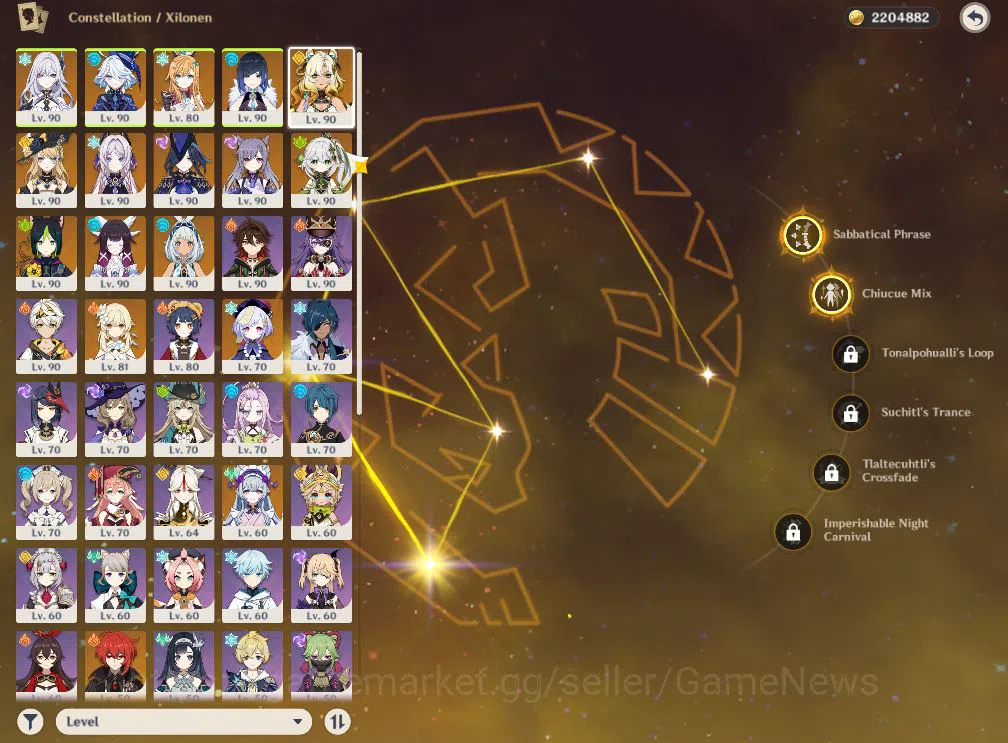 Genshin Impact Accounts ASIA|AR59|PremTeam Skirk,Escoffier,Furina+Sign,Yel image 3