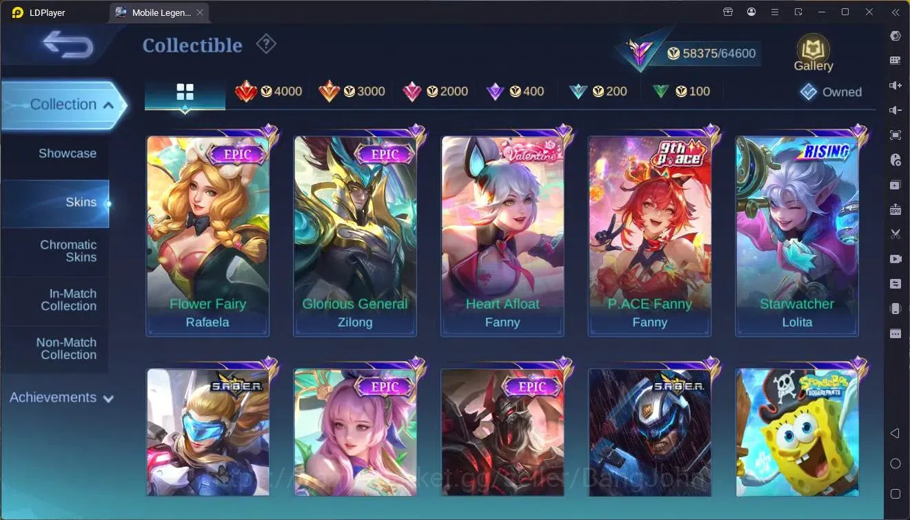 Mobile Legends: Bang Bang Accounts Global|Hero 133|Skin 254|Renowned|KOF Karina|5-STA image 10
